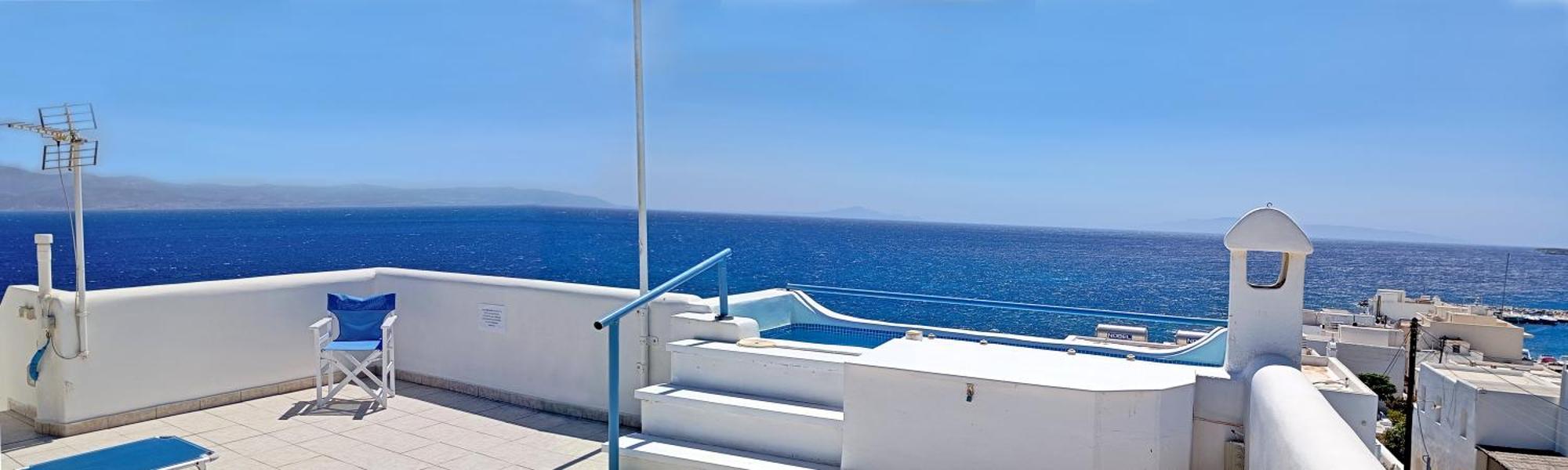 Villa Danae - Seaside Villa With Pool & Hot Tub Píszo Livádi Kültér fotó