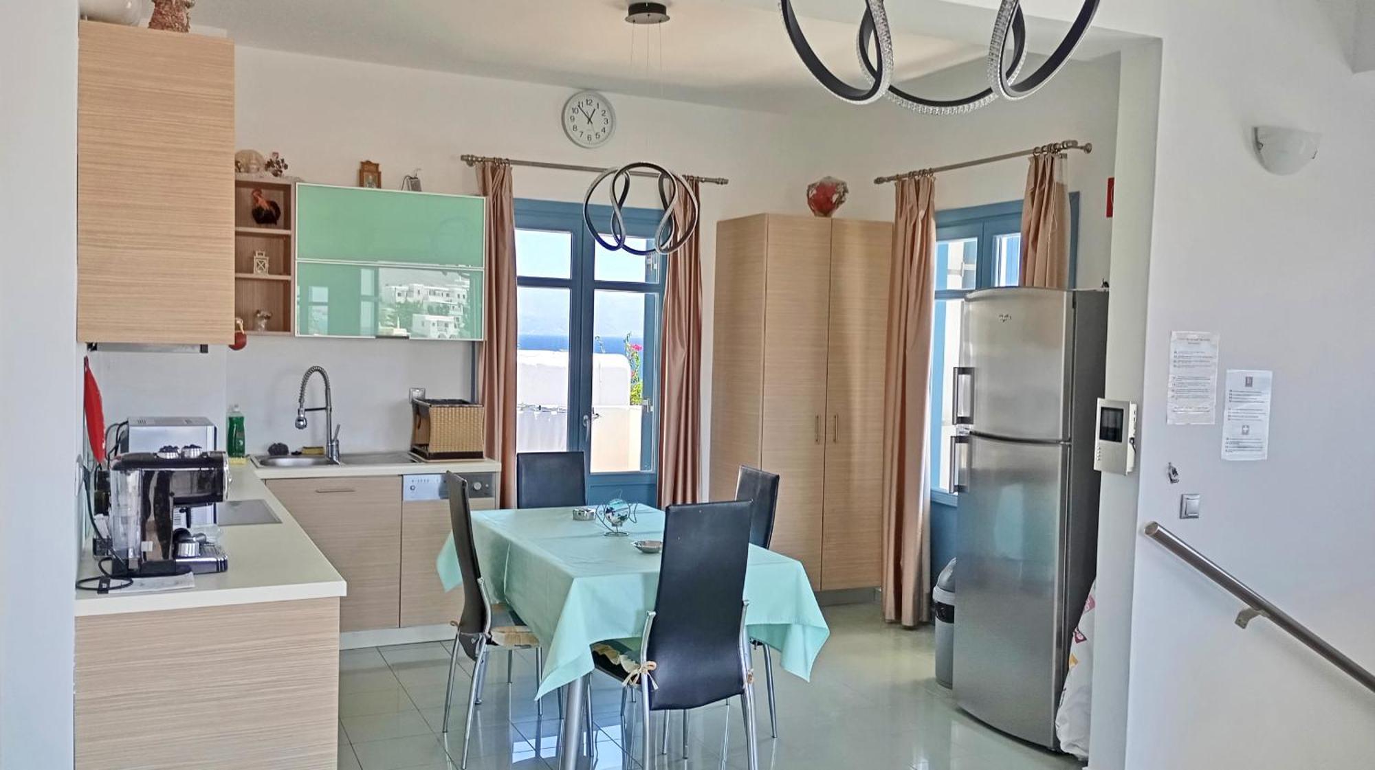 Villa Danae - Seaside Villa With Pool & Hot Tub Píszo Livádi Kültér fotó